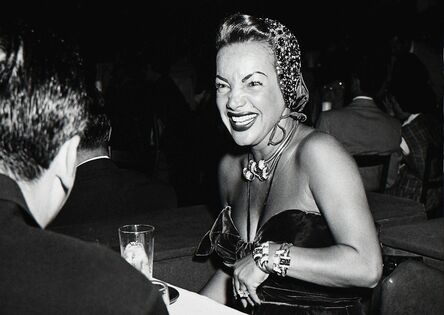 Murray Garrett, ‘Carmen Miranda, Filled with Enthusiasm, as She Attends a Big Time Party at the Bel Aire Hotel’, ca. 1955