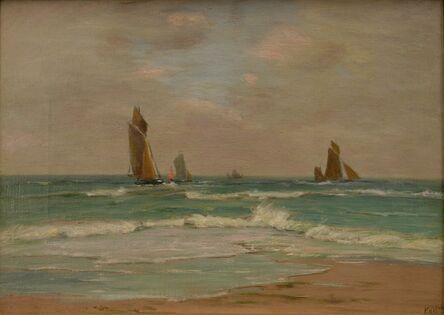 Frederick Kost, ‘Beach Breeze’, ca. 1910