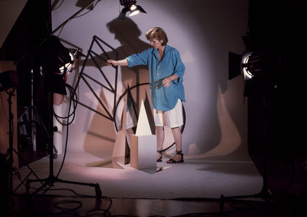 Barbara Kasten, ‘Documentation of Barbara Kasten working in her studio, New York, NY’, 1983