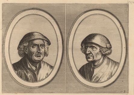 Johannes and Lucas van Doetechum after Pieter Bruegel the Elder, ‘"Hans Onvertsaeght" and "Koen Slock-speck"’, ca. 1564/1565