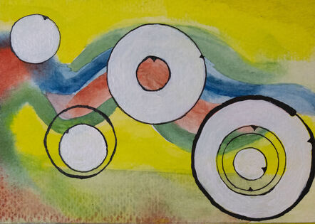 L.B. Berman, ‘Circles, Lines, & Color’, 2021