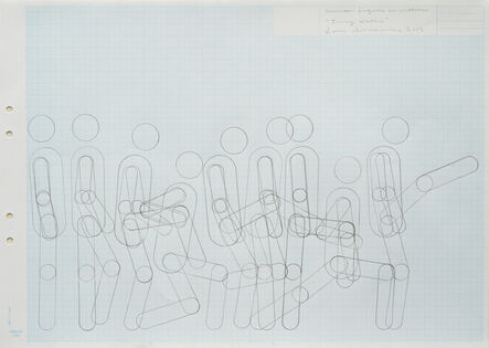 Lars Arrhenius, ‘Human figure in motion ("Funny Walks")’, 2012
