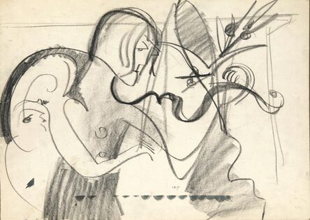Ernst Ludwig Kirchner, ‘Geigerin ’, 1937