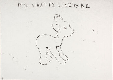 Tracey Emin, ‘It's What I'd Like to Be’, 1998