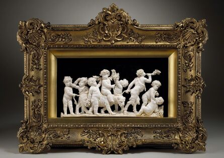 Gérard Van Opstal, ‘A Procession of Putti with the Infant Bacchus Riding a Panther, Led by a Young Satyr’, 1633-1668