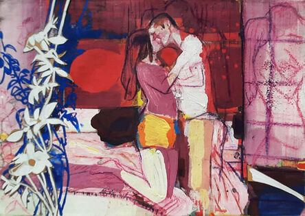 Uday Mondal, ‘Untitled, Figurative, Acrylic on Paper by Contemporary Indian Artist "In Stock"’, 2010-2021