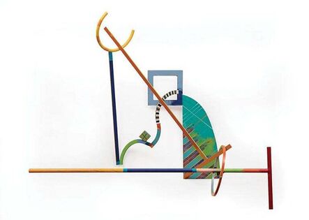 John Scott, ‘"Jazz on a T-" Abstract Kinetic Sculpture’, 20th Century