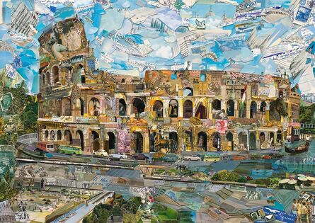 Vik Muniz, ‘Postcards from Nowhere: Rome’, 2014