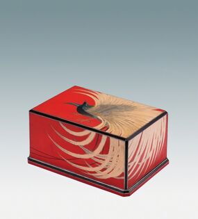 Futagi Seihō, ‘Decorative Box with "Bird of Paradise"’, ca. 1942