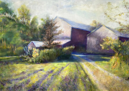 Helene Manzo, ‘Purple Barn’, ca. 2020