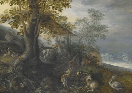 Roelandt Savery, ‘Landscape with Animals’, ca. 1610