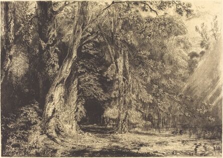 Paul Huet, ‘Flooding in the Forest of the Ile Séguin’, ca. 1833