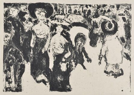 Ernst Ludwig Kirchner, ‘Street Life in Dresden’, 1908