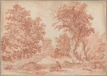 Hubert Robert, ‘Italian Park with a Tempietto’, 1763