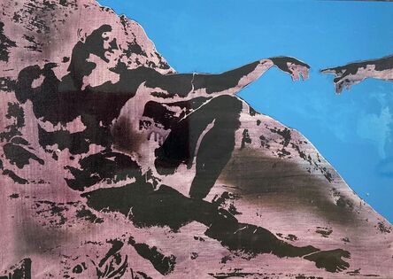 Tano Festa, ‘Dalla serie "Il grande plagio" creazione dell'uomo’, 1977