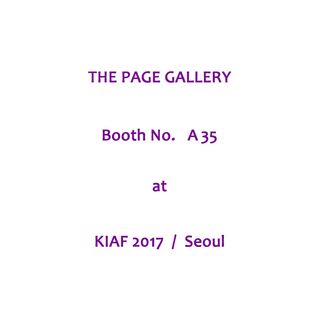 The Page Gallery at KIAF 2017, installation view