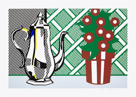 Roy Lichtenstein, ‘Still Life with Pitcher and Flowers, from Six Still Lifes Series (C. 130)’, 1974