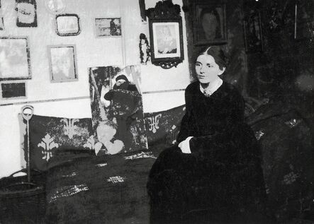 ‘Paula Modersohn-Becker in her Studio near Brünjes, ’, c. 1905
