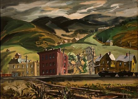 Henry Gasser, ‘End of the Tracks, Johnstown, Pennsylvania’, circa 1940