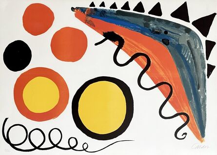 Alexander Calder, ‘Cinq Boules et Deux Serpents’, 1965