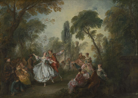 Nicolas Lancret, ‘La Camargo Dancing’, ca. 1730