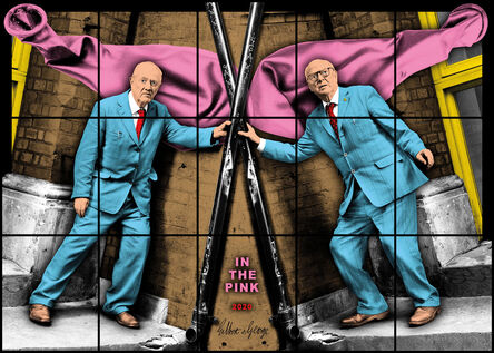 Gilbert & George, ‘IN THE PINK’, 2020