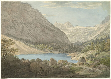 Max Joseph Wagenbauer, ‘"The Blue Pool" in the Rein Valley near Garmisch’, 1806