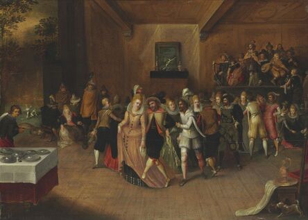 Hieronymus Francken II, ‘Dancers and musicians in an interior’