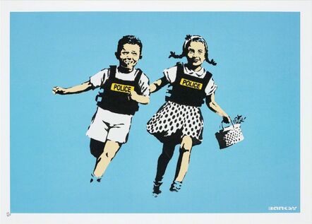 Banksy, ‘Jack & Jill (Police Kids)’, 2005