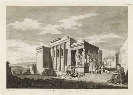 James Stuart, ‘A View of the West End of the Temple of Minerva Polias, and of the Pandrosium’, 1762