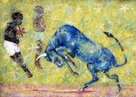 Alhassane Konté dit Lass, ‘Le taureau bleu’, 2021
