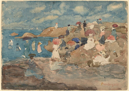 Maurice Brazil Prendergast, ‘Revere Beach’, ca. 1896