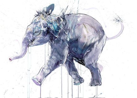 Dave White, ‘Young Elephant I DD (small)’, 2020