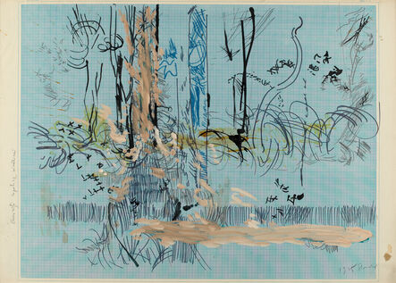 Constantin Flondor, ‘Însemnări în Pădurea Verde - desene împotriva nicotinei 3 / Notes in the Green Forest - drawings against nicotine 3’, 1975