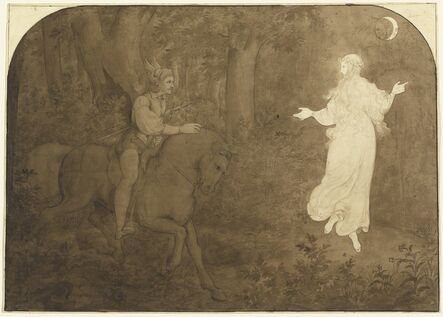 Moritz von Schwind, ‘The Apparition in the Forest’, 1823