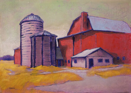 Andy Newman, ‘Barn and Silos’, 2010