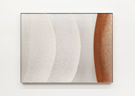 Mimi Jung, ‘081517 White and Rust Ellipses’, 2020