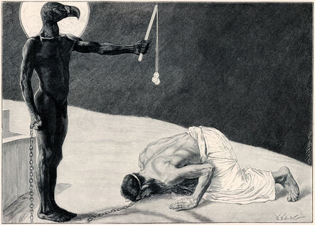 Sascha Schneider, ‘Der Mammon Und Sein Sklave’, 1894-1895