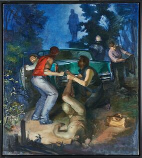 Vincent Desiderio, ‘Dragging of Hector’