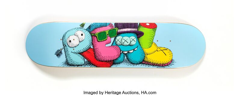 KAWS, ‘REAL’, 2007, Print, Screenprint in colors on skatedeck, Heritage Auctions