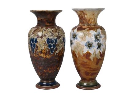 Doulton Lambeth, ‘a stoneware vase by Eliza Simmance’, c.1895
