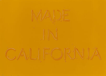 Ed Ruscha, ‘Made  in  California’, 1971