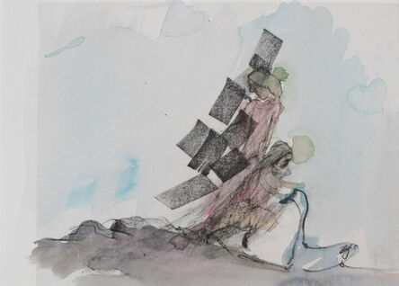 Leiko Ikemura, ‘Madre Mare - Series 'Wind-Figure'’, 2004