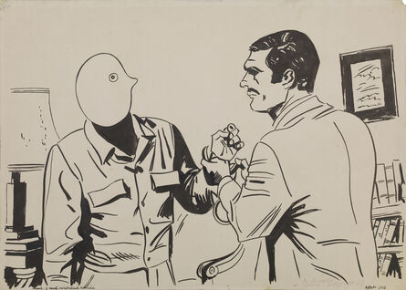 Eduardo Arroyo, ‘El Arresto Del Estudiante Julio Lopez’, 1968
