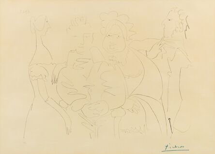 Pablo Picasso, ‘Portrait de Famille V (Quatre Personnages)’