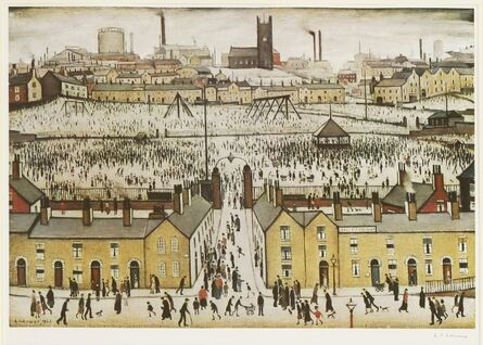After L S Lowry, ‘BRITAIN AT PLAY’