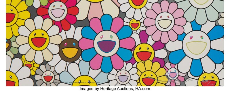 Takashi Murakami, ‘Flowers from The Village of Ponkotan’, 2011, Print, Offset lithograph in colors on wove paper, Heritage Auctions