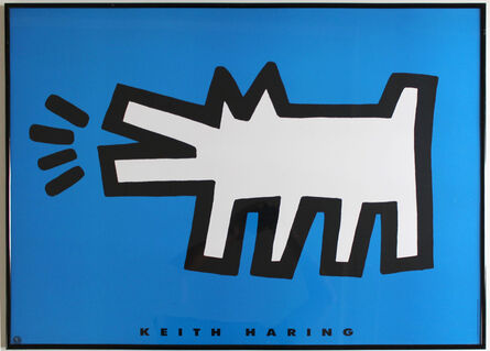 Keith Haring, ‘Barking Dog poster (authorized by Estate of Keith Haring )’