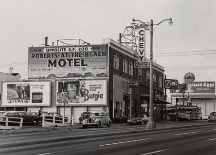 Pirkle Jones, ‘Roberts-at-the-Beach Motel, San Francisco’, circa 1960