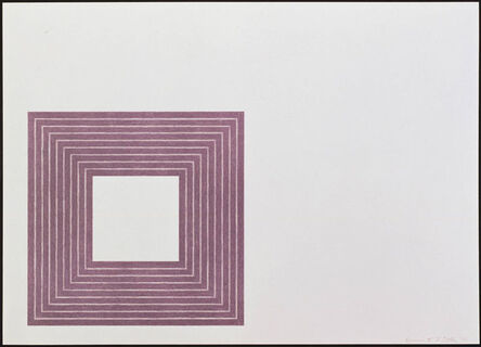 Frank Stella, ‘Hollis Frampton’, 1972